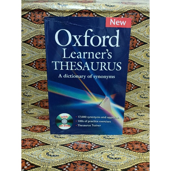 OXFORD LEARNER'S THESAURUS#IMPORT#KAMUS