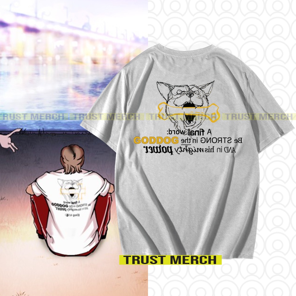 Kaos Oversize goddog baju tshirt oversize goddog yohan cotton 24's