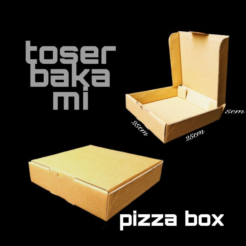 

pizza box/kardus kaos 25x25x5cm