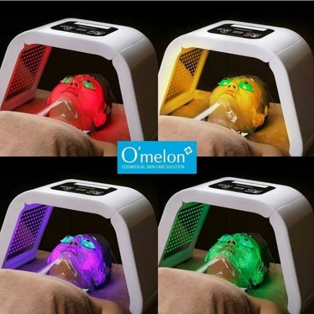 Omega light omelon PDT 4 warna Hot sale PDT led light therapy acne treatmentOmega light led mask