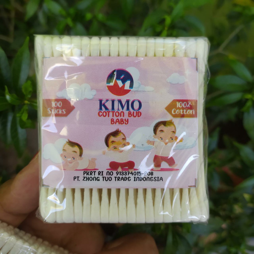 Catton Bud Baby Kimo Pembersih Telinga Bayi Isi 100 Pcs Katembat Telingan Bayi Termurah