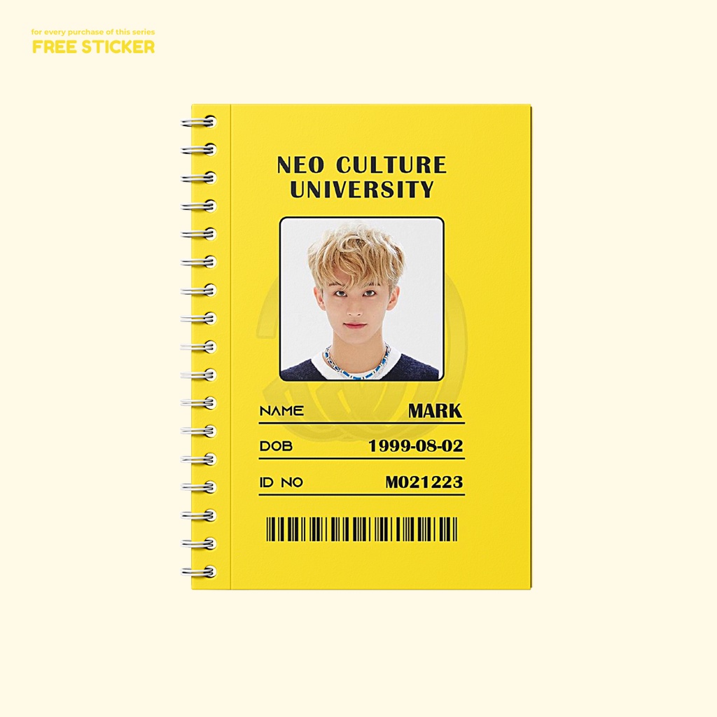 

NCT Series University 1- Planner Notebook Journal