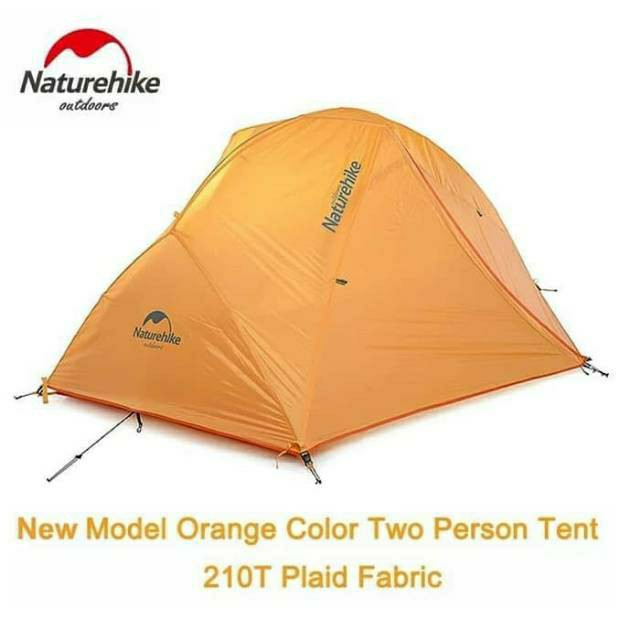 TENDA NATUREHIKE STAR RIVER 2 ORANG 210T NH17T012-T ORIGINAL KAP 2, tenda, outdoor, tenda naturehike