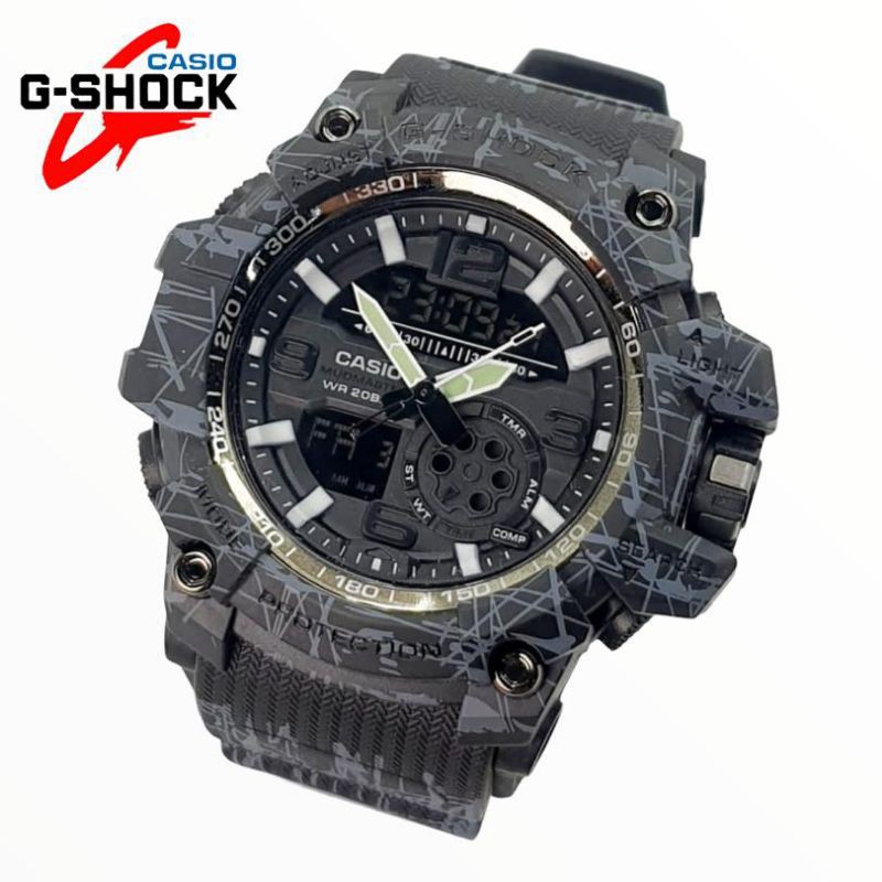 JAM PRIA STRAP LORENG G SHOCK  2372-3 TERMURAH