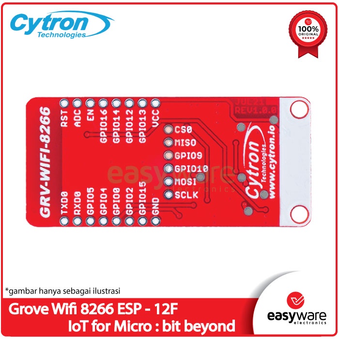 Grove WiFi 8266 - IoT for Micro:Bit and Beyond - ESP8266 12F IoT