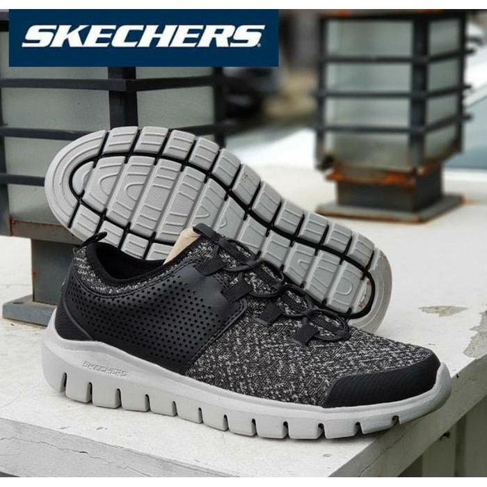 Sepatu Sketcher Skechers Marauder Man - Hitam, 40