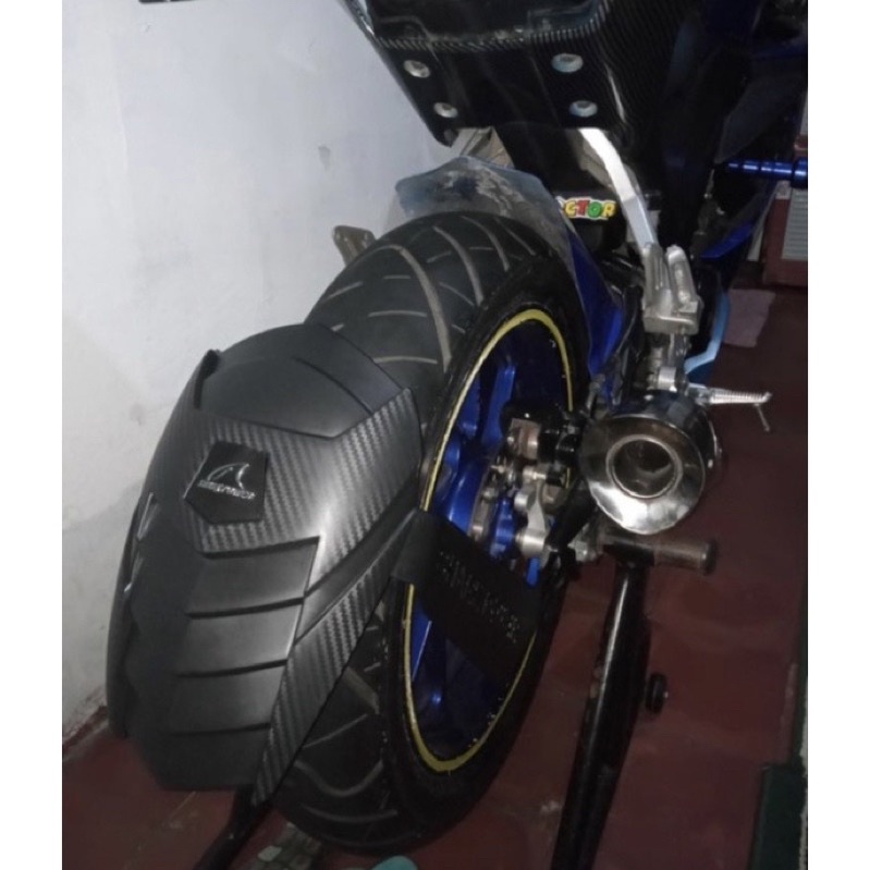 COD Mud Guard/Mudguar New Shark Power Universal R15,Cbr150r,Vixion,Xabre,Ninja,R25 dll