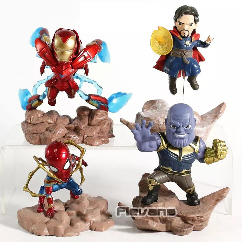 Action Figure Iron Man Spiderman Thanos Doctor Strange Avengers