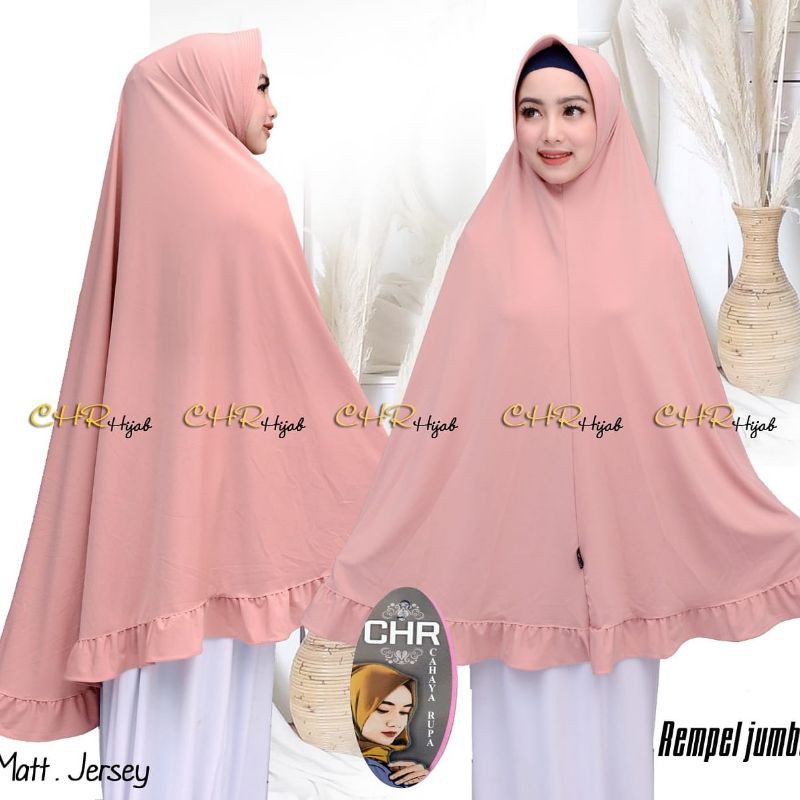 Hijab CHR  jumbo polos I kerudung CHR  jumbo_jerseysuper_polos