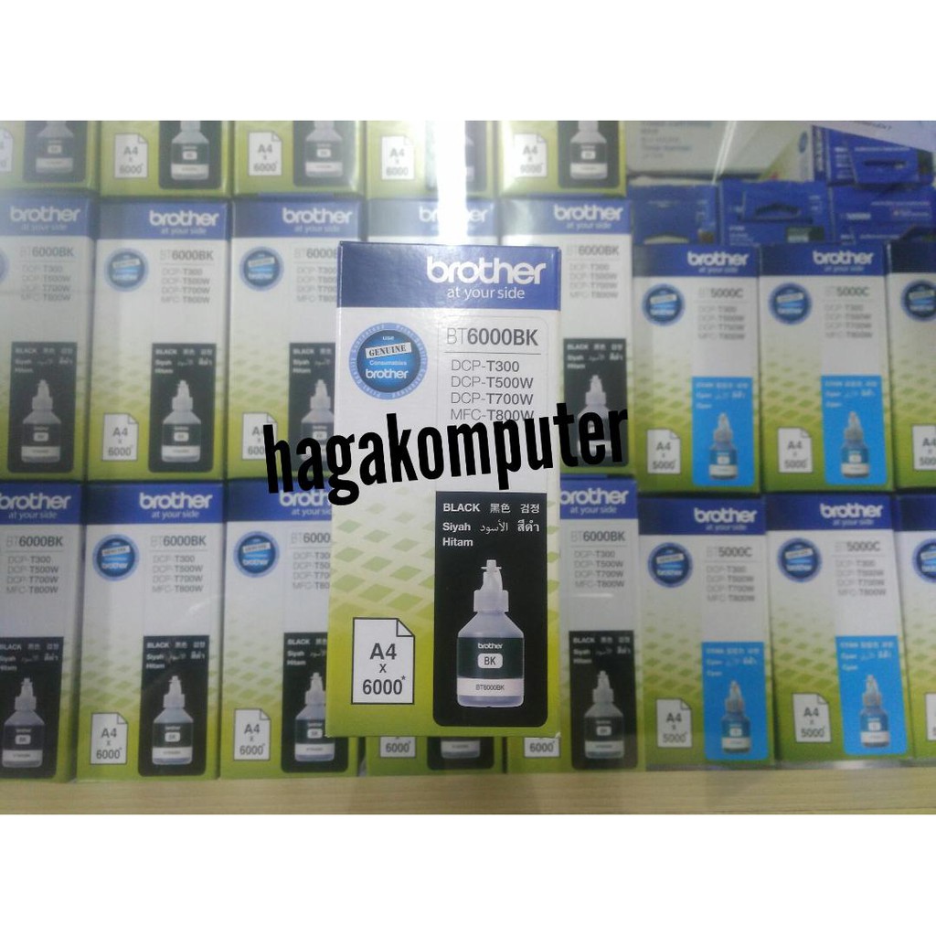 BROTHER TINTA BOTOL BT 6000 BK &amp; BT 5000 C, M,Y SATUAN