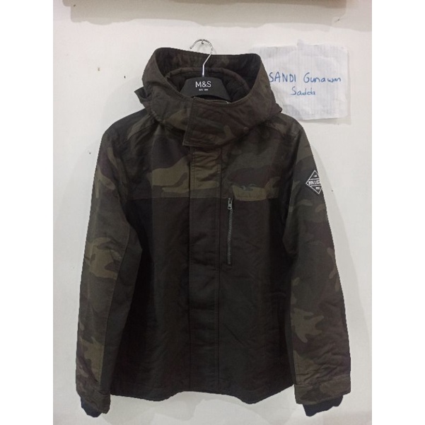 hollister jacket camo all weather fleece