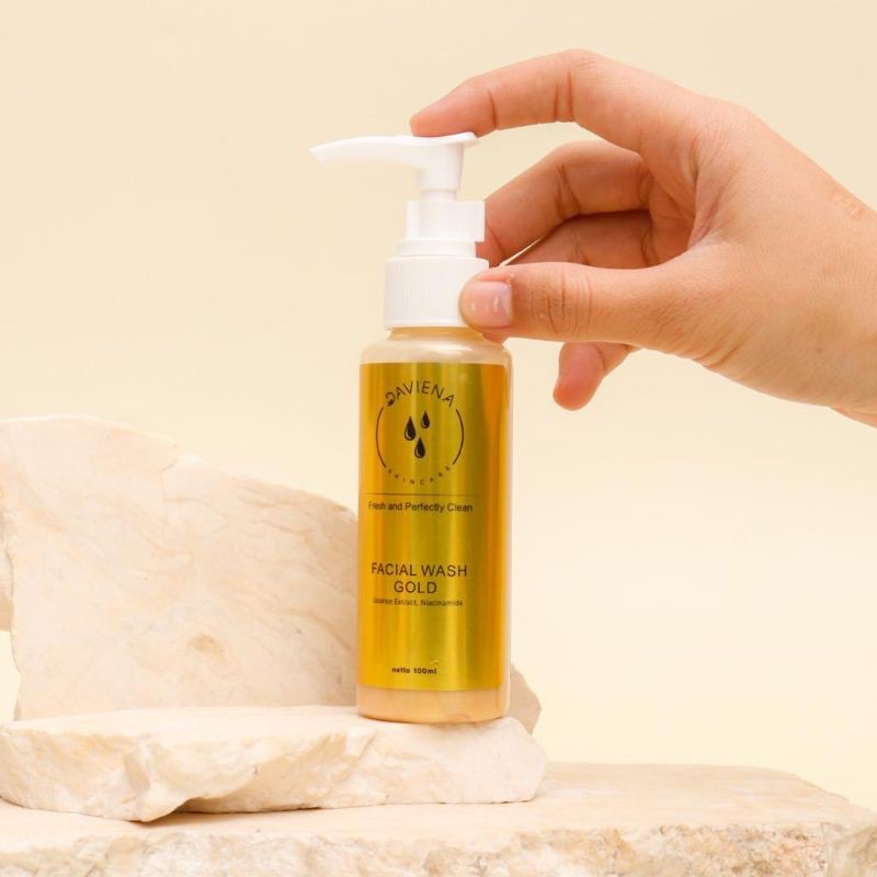 DAVIENA SKINCARE GOLD SERIES | BANJARMASIN | DAVIENASKINCARE |-FACIAL WASH GOLD
