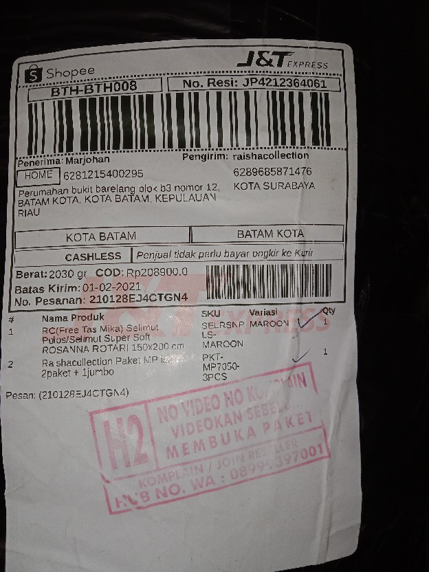 Raishacollection Paket Mp Isi 2paket + 1jumbo