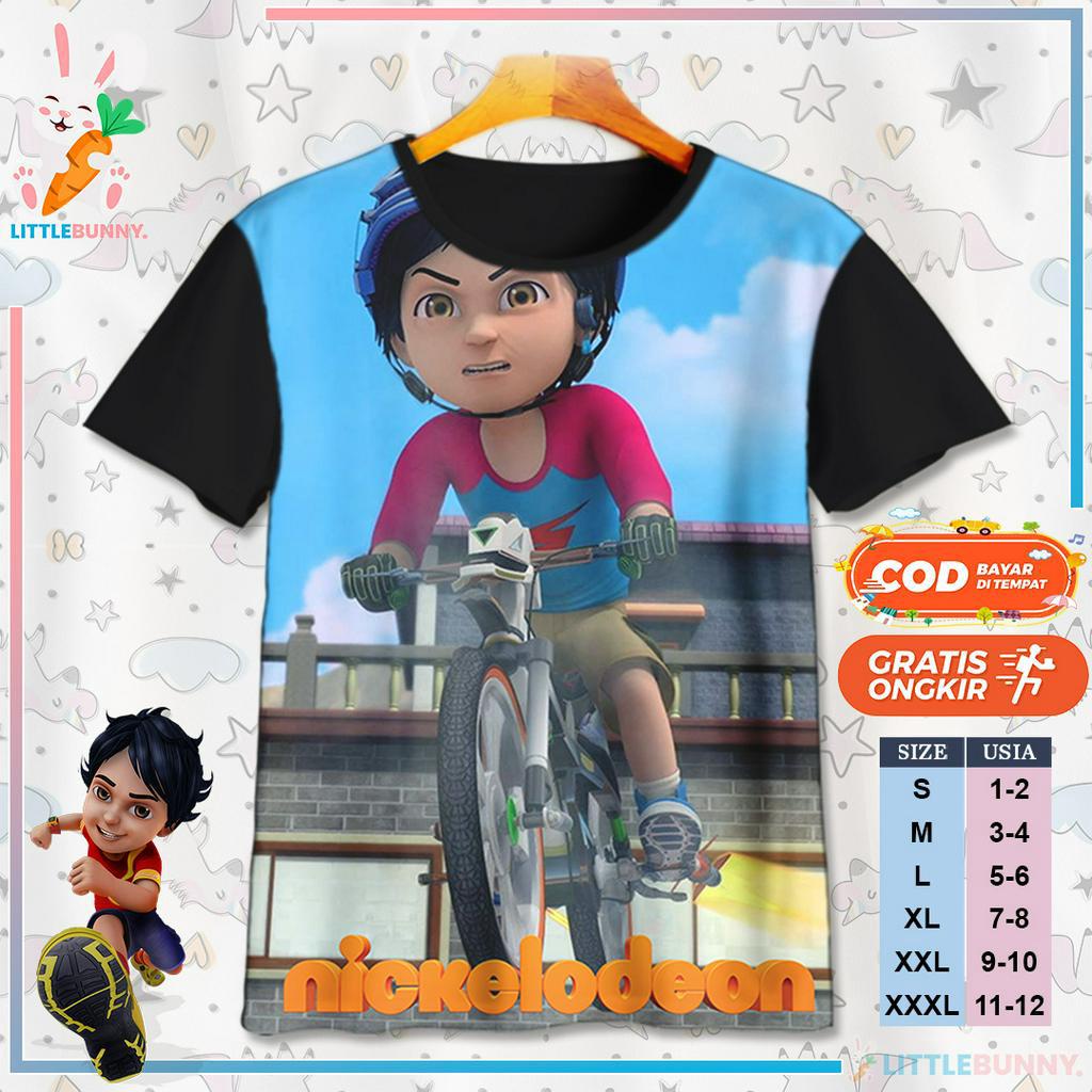BAJU KAOS ANAK KARTUN 3D SHIVA V6 BAJU KAOS ANAK 3D SHIVA - LITTLE BUNNY