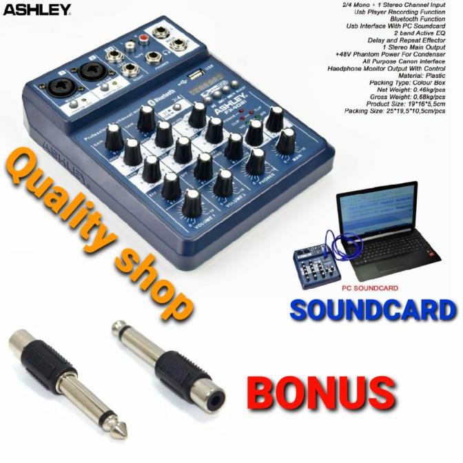Promo Mixer Ashley 4 Channel Fx402I Baru