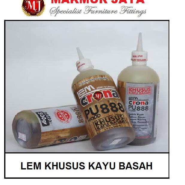 

♨ Lem Kayu basah Crona PU Wood 888 500gram - 450gram ℗