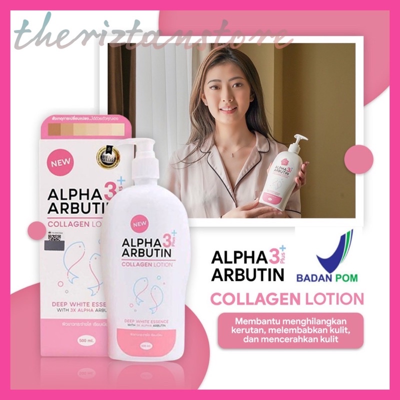 Alpha Arbutin 3 Plus Collagen Whitening Lotion 500ml