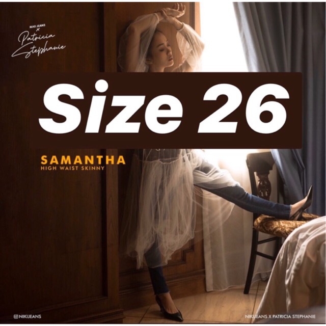 READY Niki Jeans Nikijeans x Patricia Stephanie Samantha Carrie 26 ITTAHERL MONDAYBLUES NOVERE