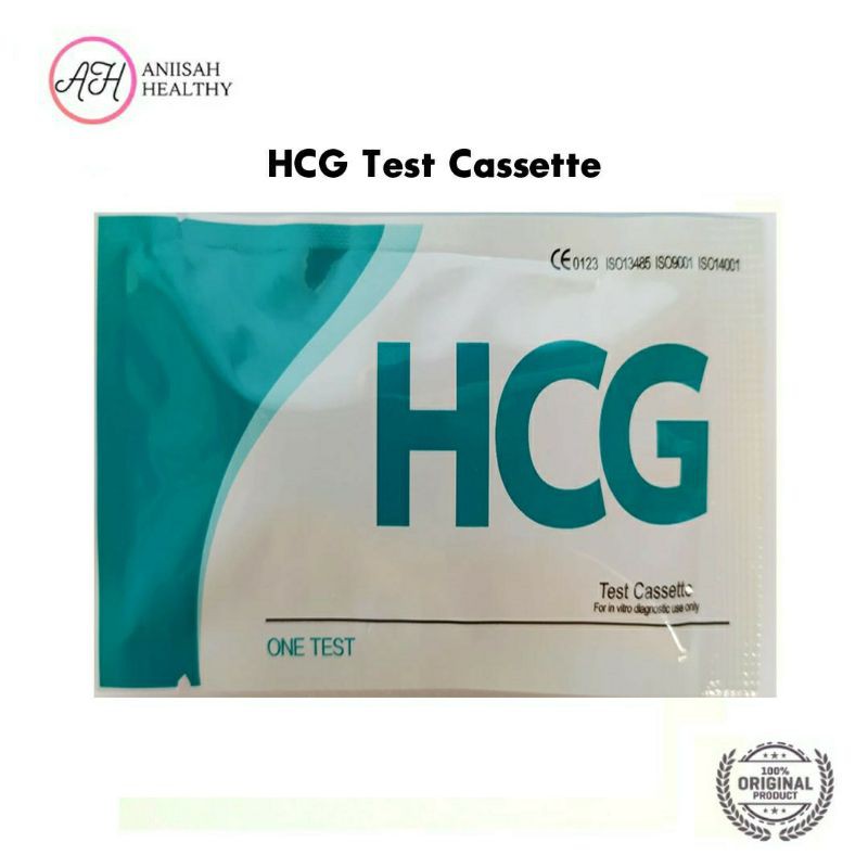 HCG Test Cassette / Tes Hamil / Alat Tes Kehamilan Wanita / Testpack