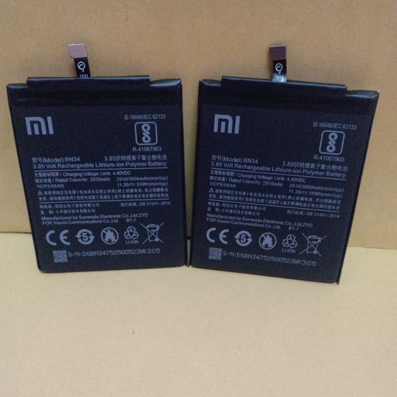 Bateray/Baterai Xiomy Redmi 5A ORIGINAL