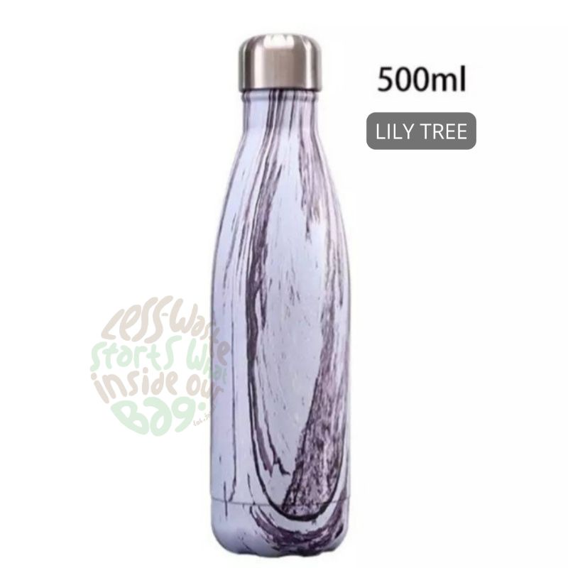 Coke Bottle Motif Botol Minum Termos Water Bottle Stainless Steel 500 ml Thermos Tumbler Stainless Steel