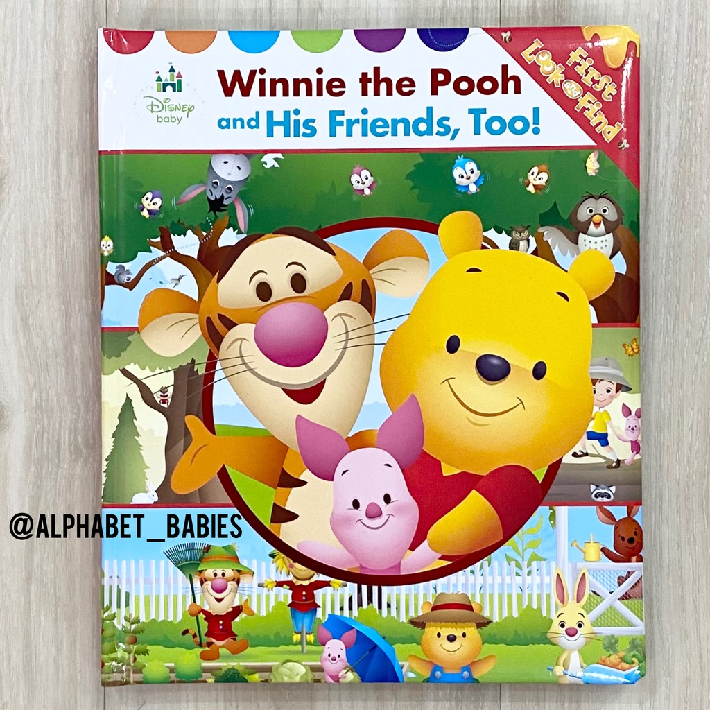 First Look and Find Disney baby Winnie The Pooh and His Friends. Too