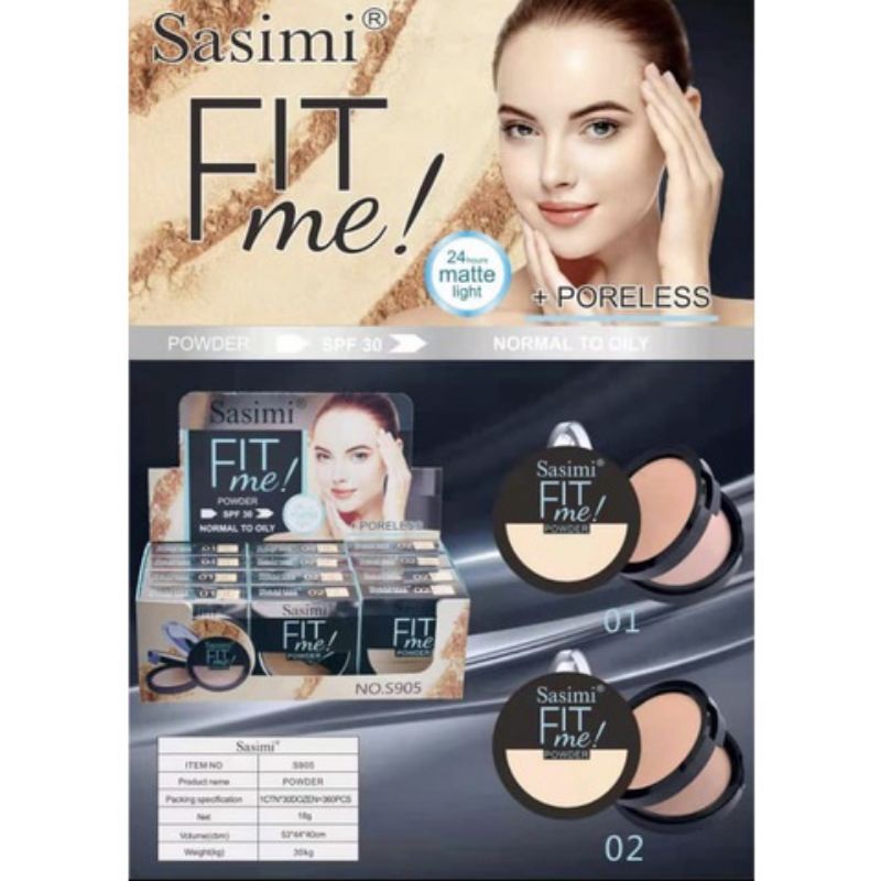 Bedak Fit Me Sasimi + Poreless