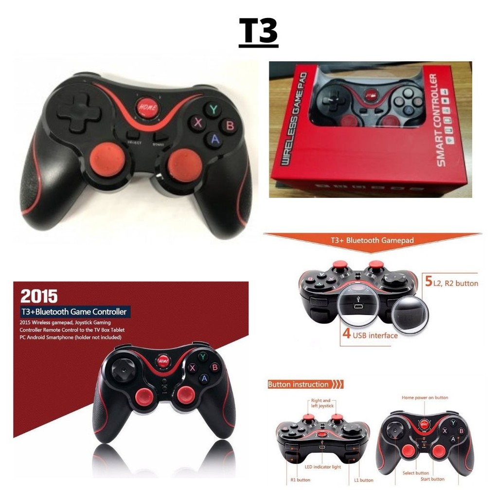 Bluetooth Wireless Joystick Gamepad Controller For Smart TV Box HP 111130
