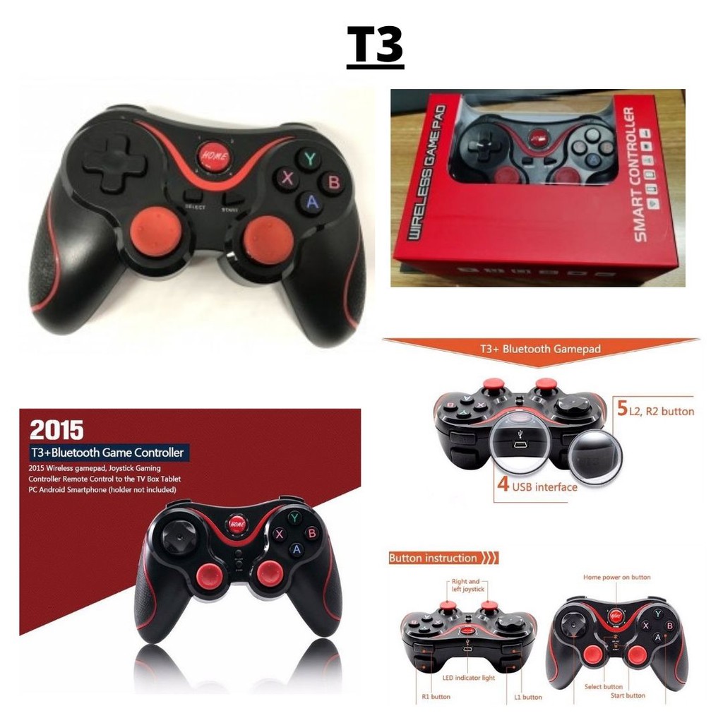 Bluetooth Wireless Joystick Gamepad Controller For Smart TV Box HP 111130