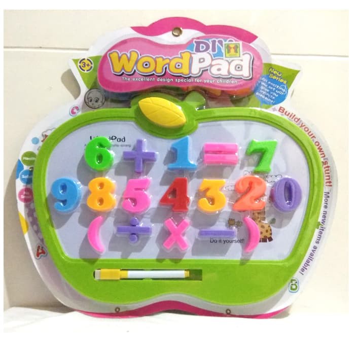 

Mainan papan tulis magnetic Angka - DIY