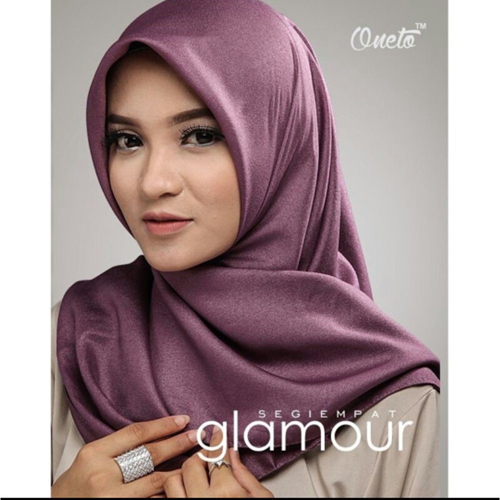 segiempat GLAMOUR  / organza lembut shinar sinar