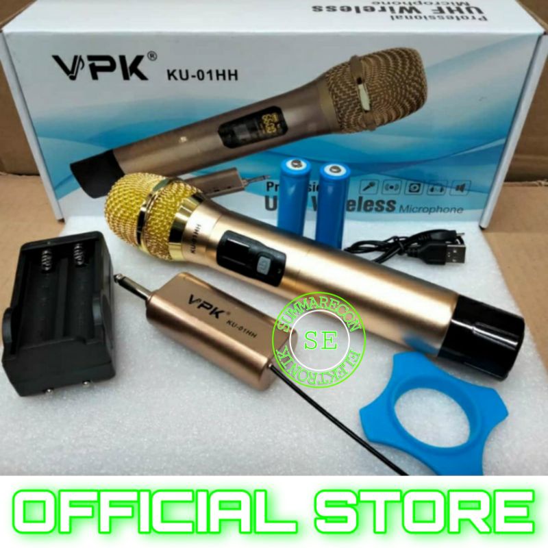 mic wireless vpk ku 01hh microphone karaoke