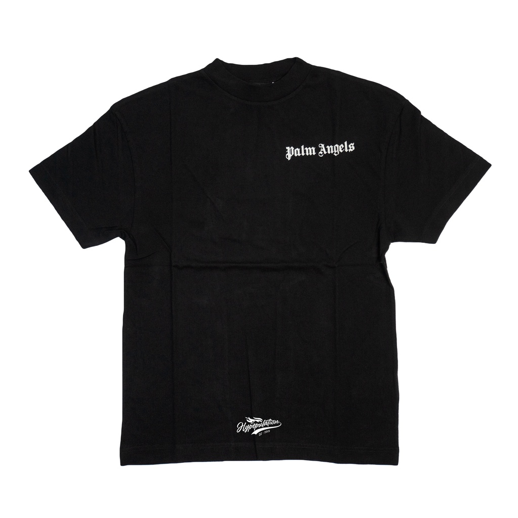 Palm Angels Basic Logo Black Tee ORIGINAL