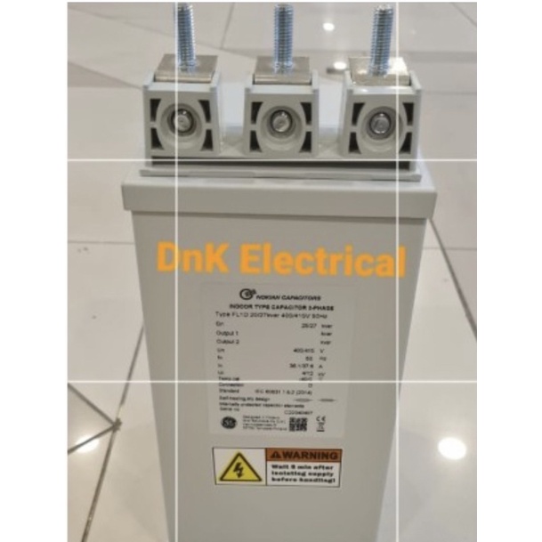 Jual Kapasitor/Capasitor/Capacitor Bank 25kvar 400V/ 27kvar 415V NOKIAN