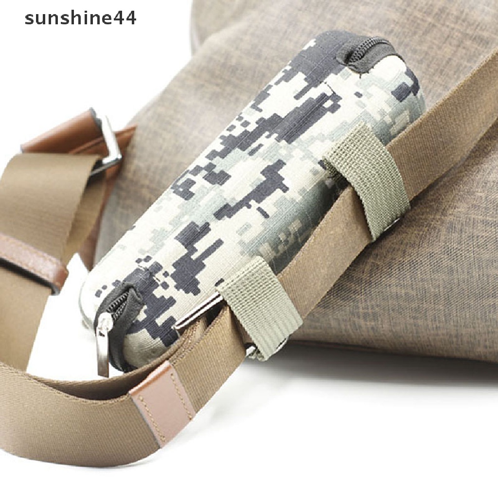 Sunshine Kotak Kacamata Hitam Portable Motif Camo Dengan Resleting Untuk Outdoor