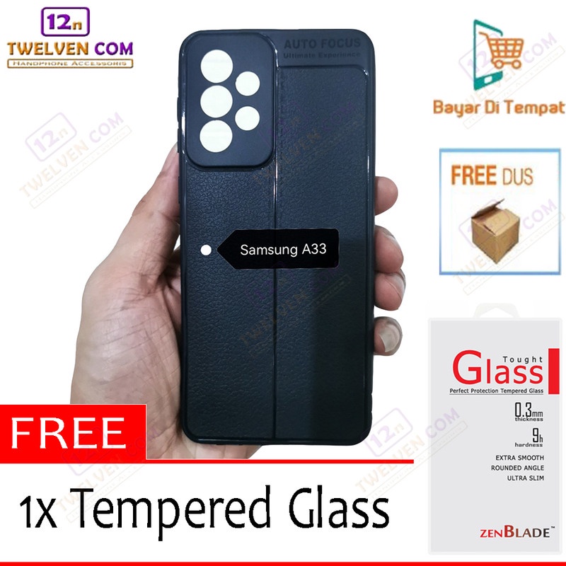 Case Auto Focus Softcase Samsung A33 - Free Tempered Glass