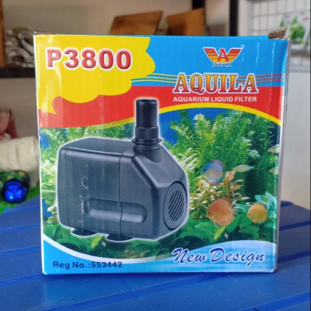 pompa AQUILA P3800 - pompa hidroponik tinggi 2.3 meter - pompa aquarium