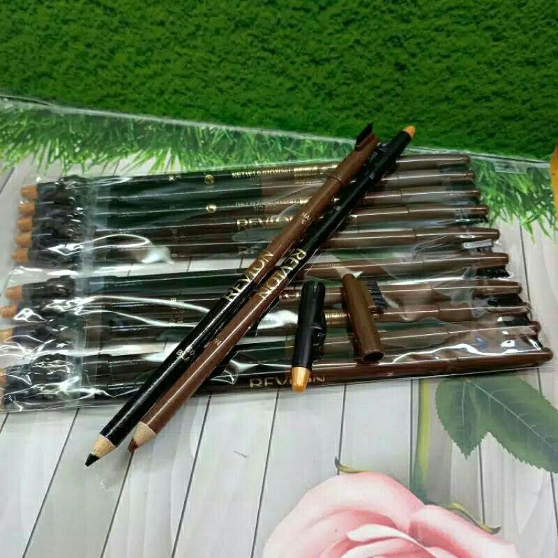 Pensil Alis Revlon 2in1 12pcs