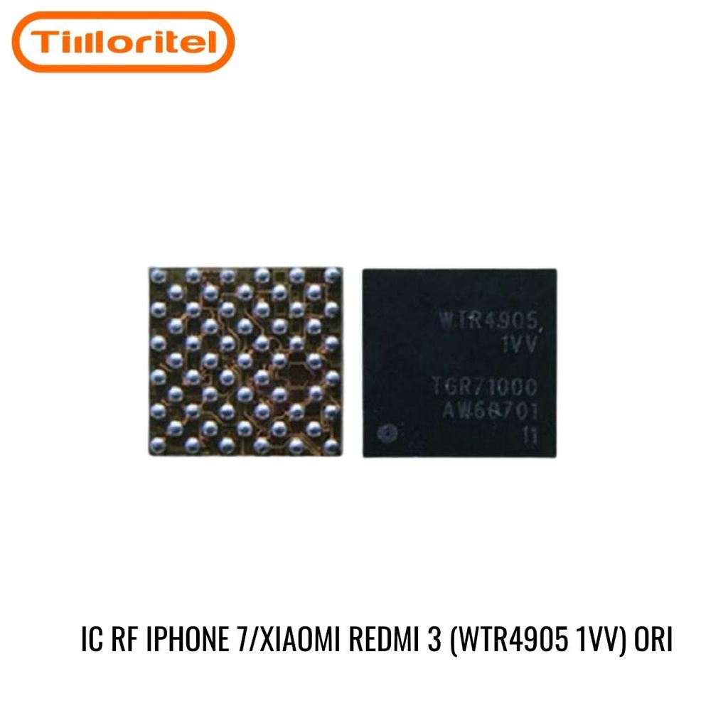 IC RF IPHONE 7/XIAOMI REDMI 3 (WTR4905 1VV) ORI (SEPAREPART)