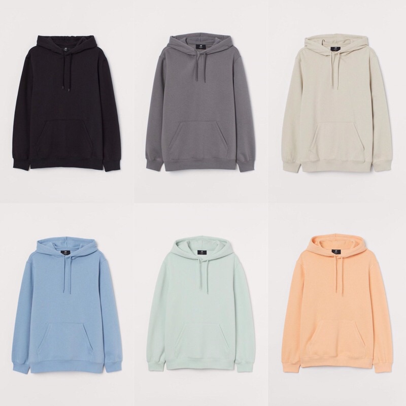 H&M RELAXED FLAACE FIT HOODIE