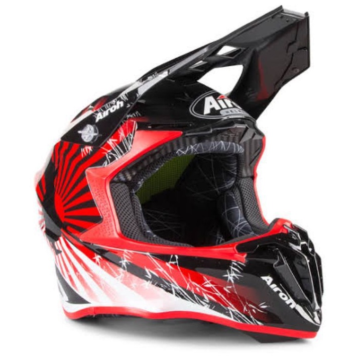 HELM AIROH TWIST 2.0 KATANA RED GLOSS NOT HELM FOX NOT HELM ARAI NOT LEATT