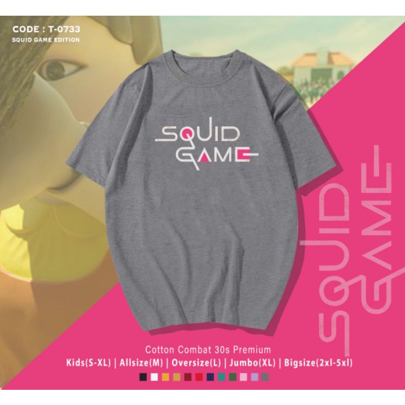 FREE CARD!!KAOS SQUID GAME KOREA/TSHIRT KOREA SQUID GAME EDITION 002