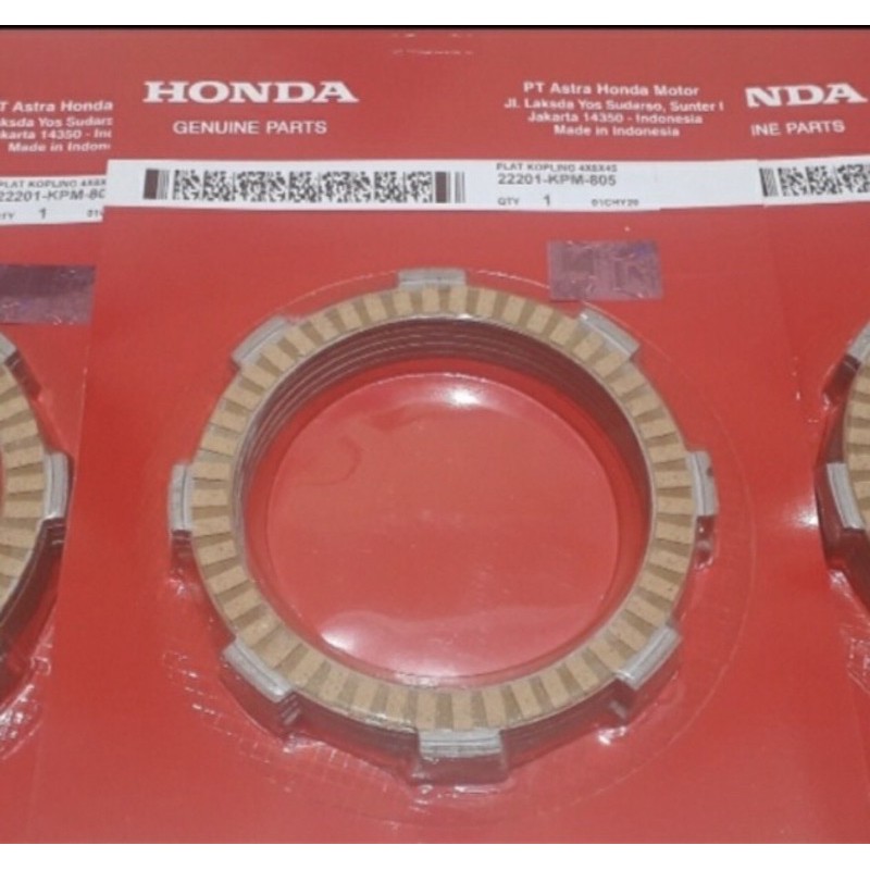 PLAT KAMPAS KOPLING HONDA MEGAPRO NEW / VERZA KPM ORIGINAL