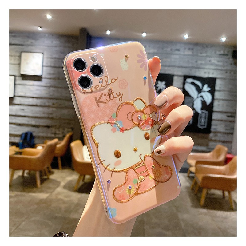 Hello Kitty Pastel Softcase iphone 7+/8+/X/XS/XS MAX/XR/11/11 PRO/11 PRO MAX/12/12 PRO/12 PRO MAX 13 PRO MAX