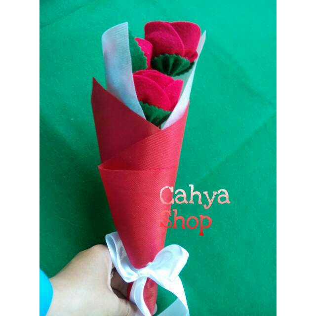 

Buket bunga flanel murah