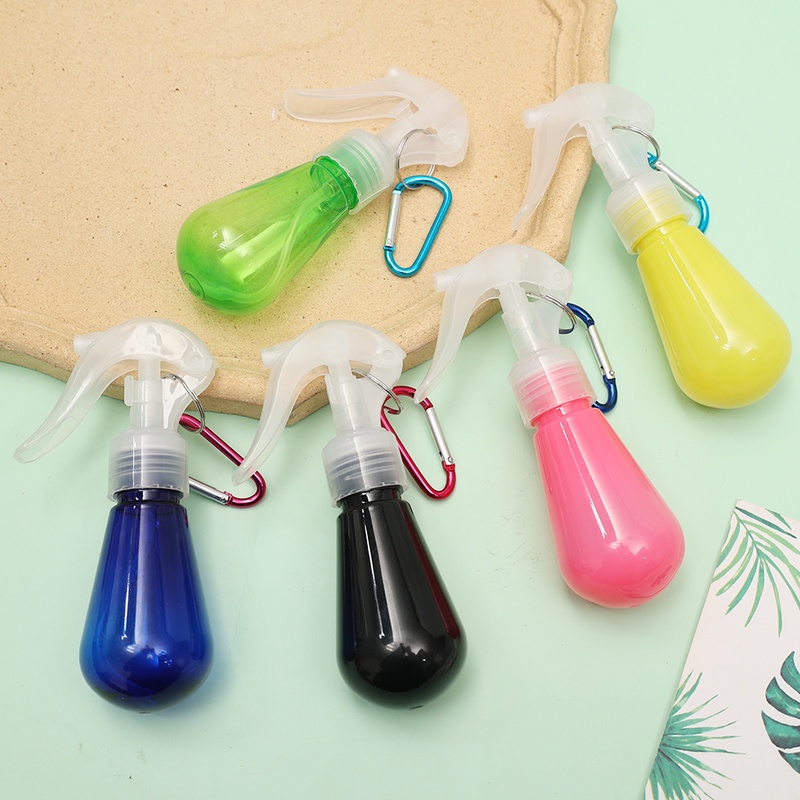 [Harga Grosir]Botol Semprot Portabel Warna-Warni 60ml / 70ml / 100ml / 120ml Dengan Kait Untuk Travel/Hot Sale