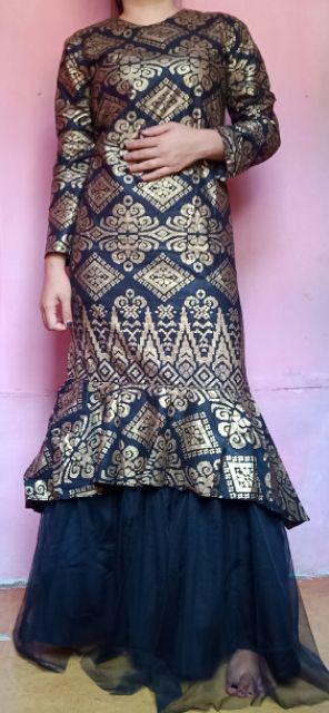 Couple Pinilih Mermaid Tille Brokat Couple Batik