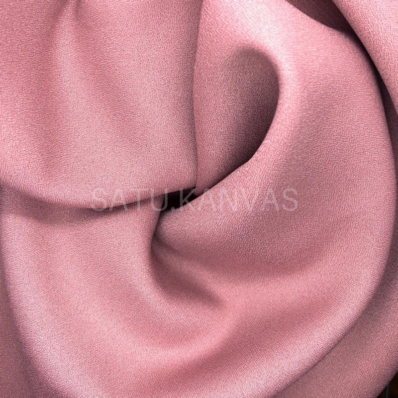 Kain DIAMOND CREPE / DIAMOND GEORGETTE murah-Mauve