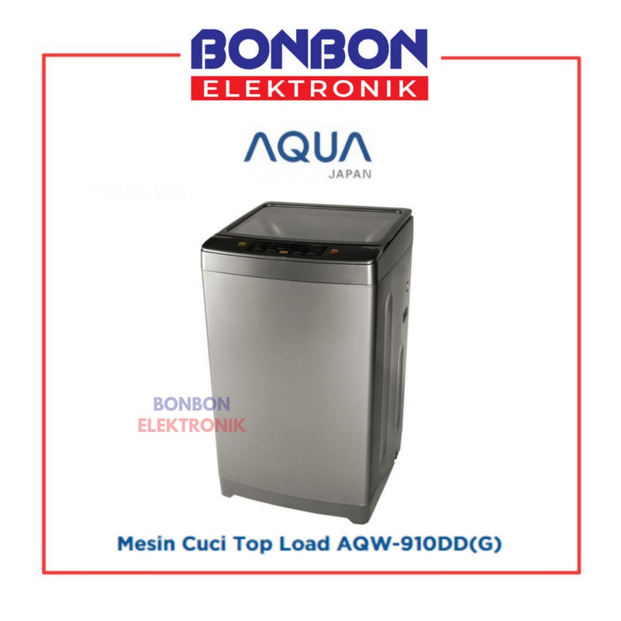 AQUA Mesin Cuci 1 Tabung 9KG AQW-910DD / AQW 910 DD / AQW910DD