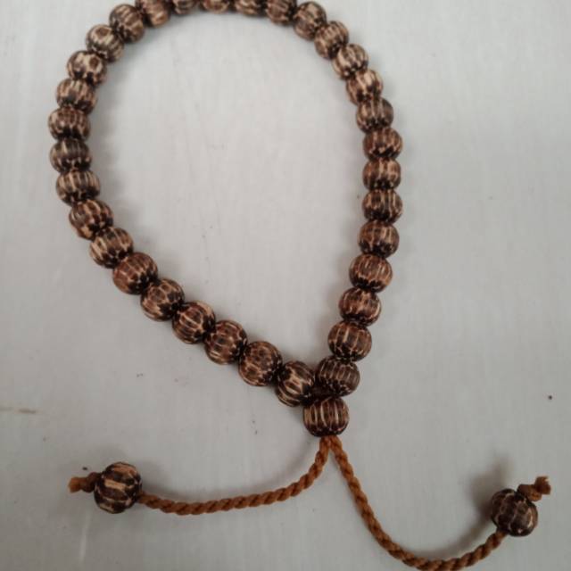 Gelang tasbih kayu liwung hitam